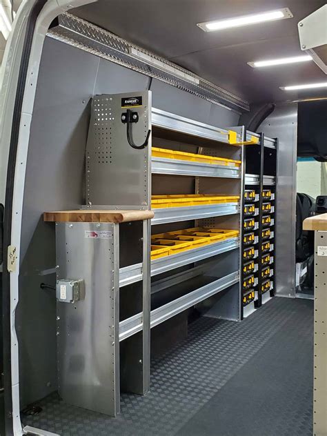 cargo van shelving